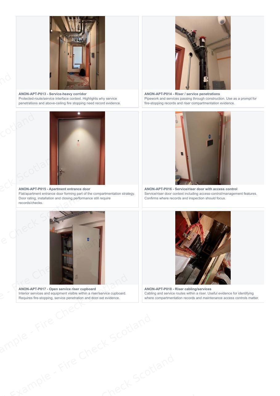 Example Fire Risk Assessment Report — page 9 of 10