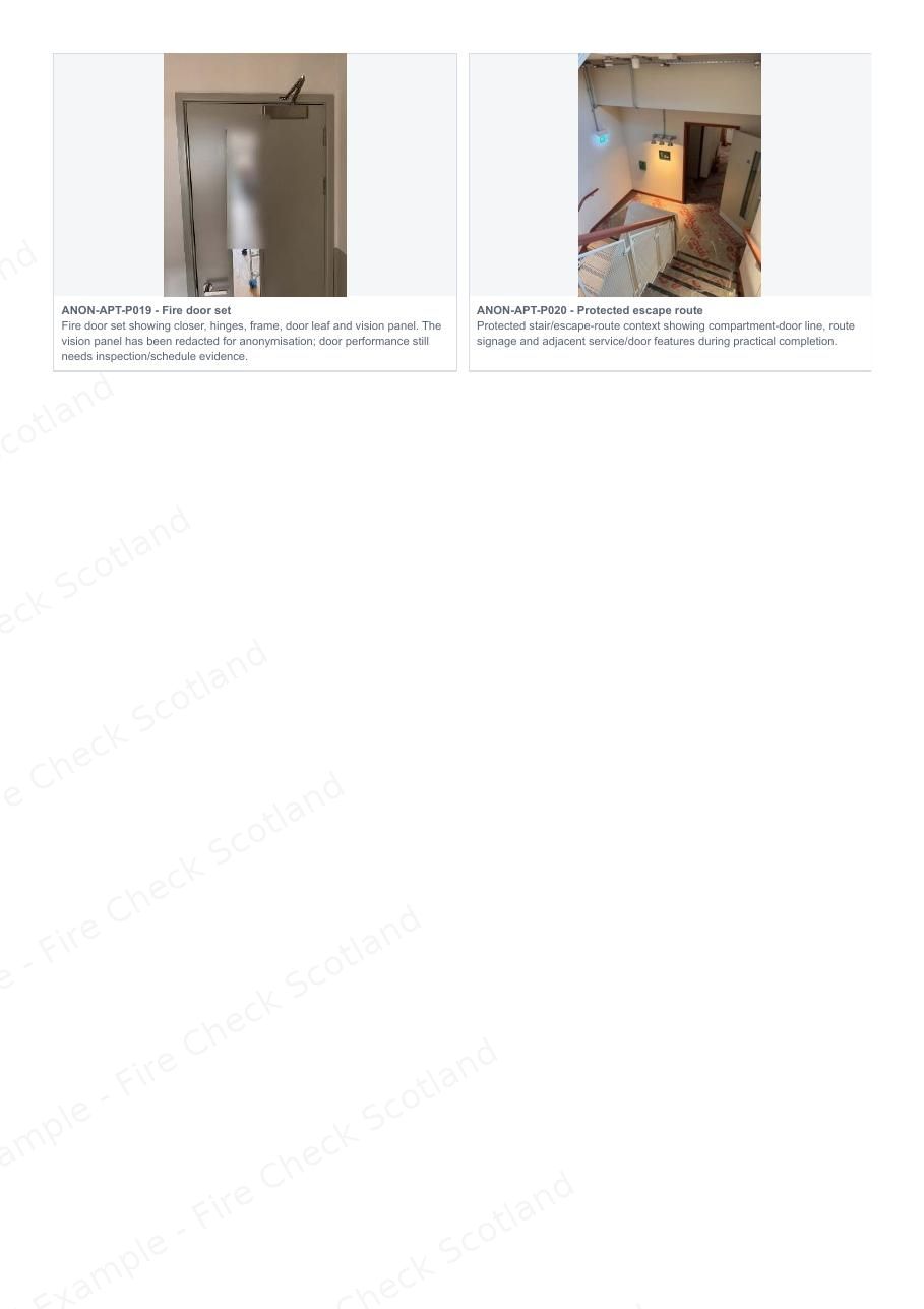 Example Fire Risk Assessment Report — page 10 of 10